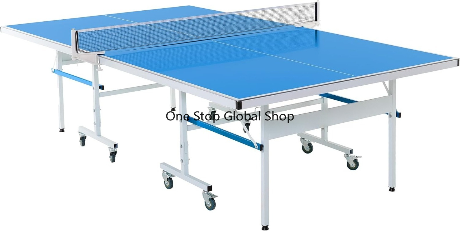 Table Tennis Indoor Or Outdoor - プロ仕様屋外卓球台 – 全天候型アルミ製防水屋外または屋内用デザイン（ネット＆支柱付き）