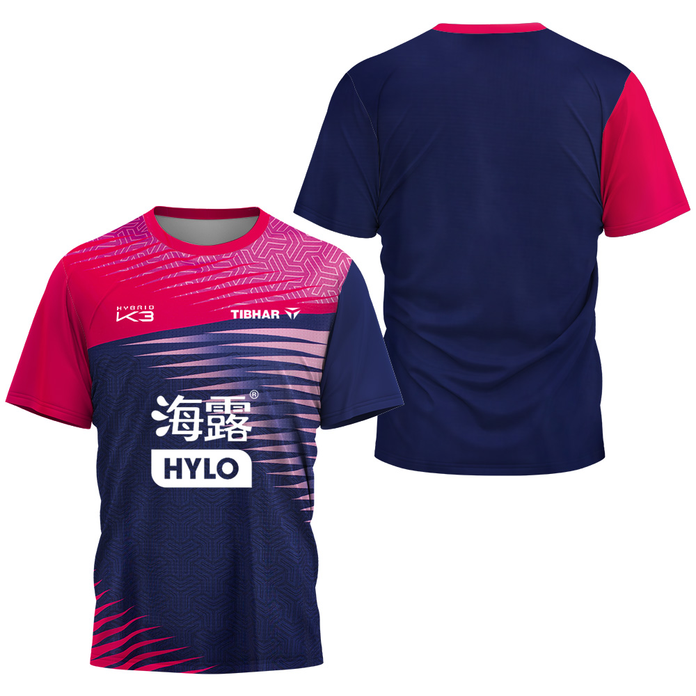 Table Tennis Usa Team - フェリックス・ルブラン 3D プリント スポーツ 速乾性 通気性