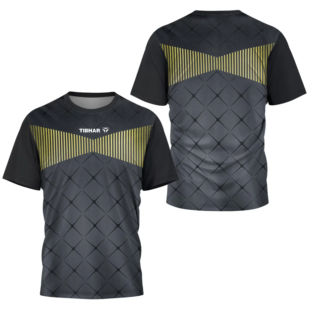 Table Tennis League - 2026 フェリックス・ルブラン リーグ服 メンズ卓球 Tシャツ 速乾性
