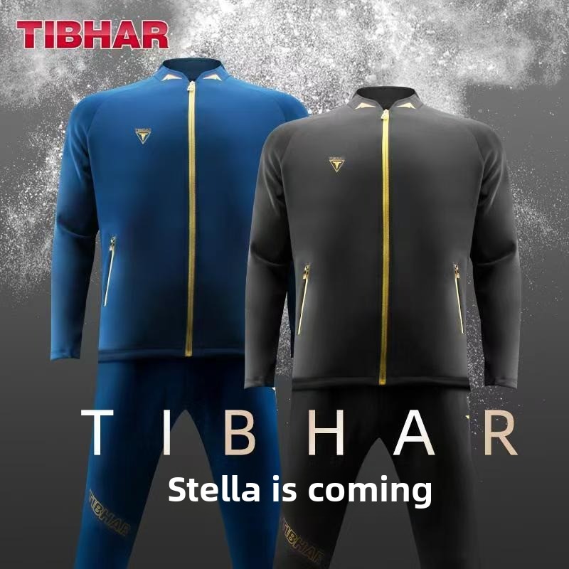 Table Tennis Jacket - 男性と女性のための背が高くてまっすぐな卓球スーツセット、新しい長袖ステラプロジャケット、トレーニングスポーツウェア
