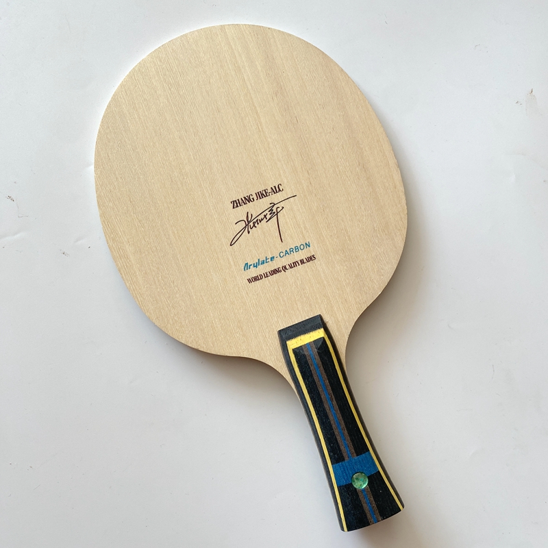 Table Tennis Viscaria - プロ仕様カーボンファイバー卓球ラケット 5層ウッド+2AC攻撃用ロングハンドル ピンポンブレード スポーツフィットネス用