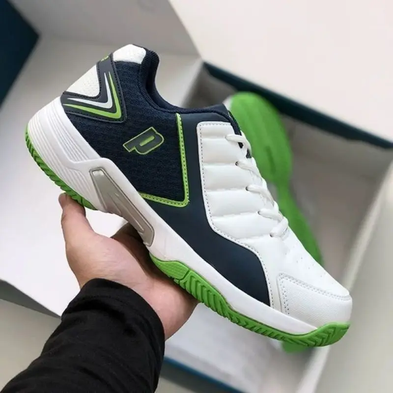 Table Tennis Shoes Asics - 男性用テニスシューズ,滑り止めトレーニングシューズ,衝撃吸収性,快適なアウトドアシューズ