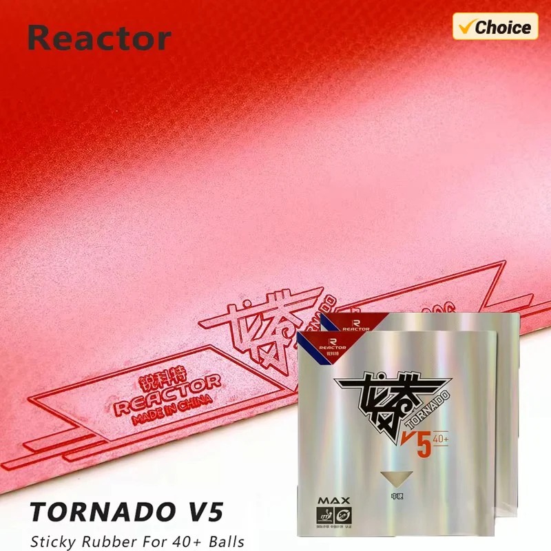 Table Tennis Club - REACTOR Tornado V5 テーブルテニスラバー スティッキーループアタック ピンポンラバー