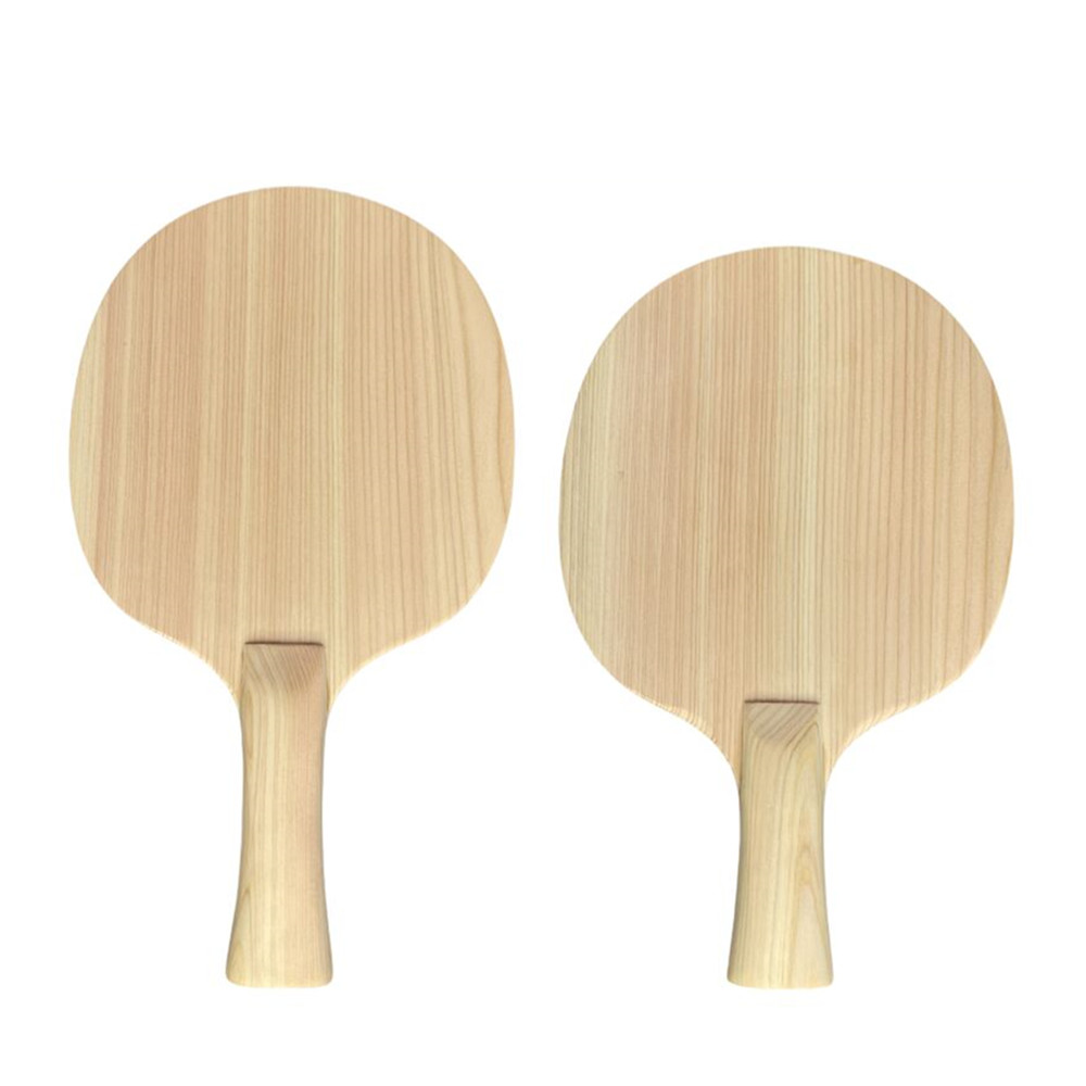 Table Tennis Club - 単層ヒノキ無垢材卓球ブレード 8mm ピンポンブレード FL CS ソフト弾性