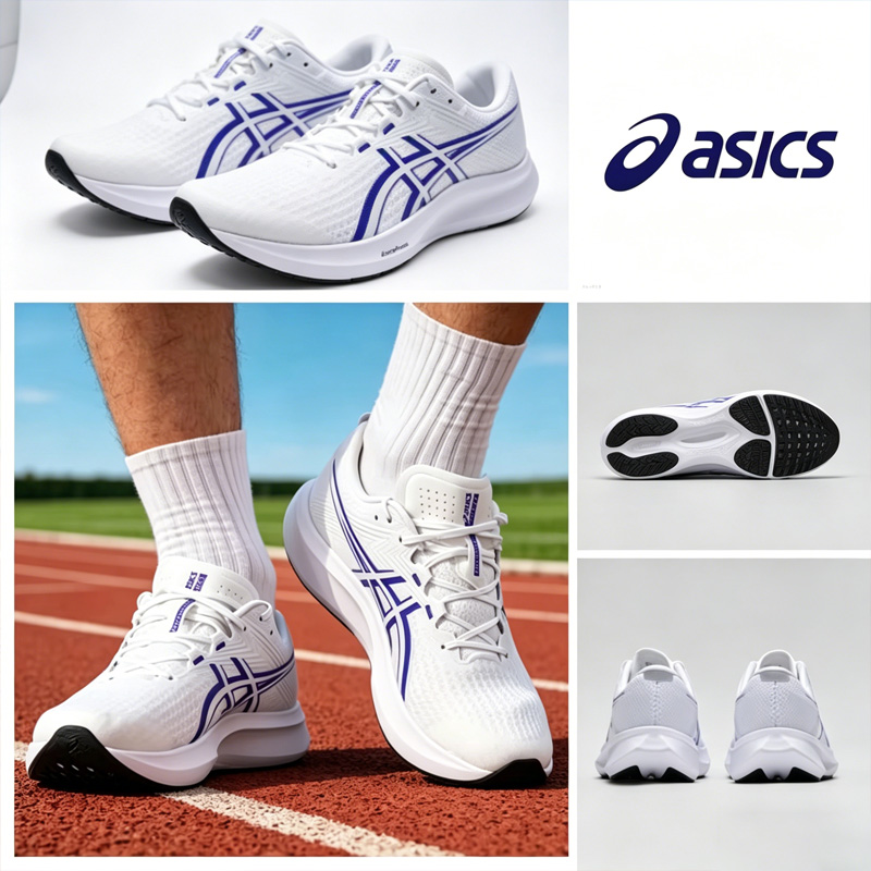 Table Tennis Shoes Asics - アシックス メンズ ミッドトップ ランニングシューズ 通気性 衝撃吸収