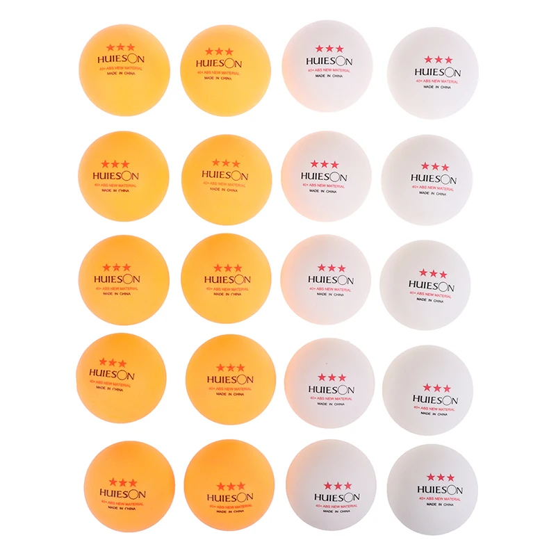 Table Tennis Game Pc - 卓球ピンポンボール,直径40mm,2.8g, 3つ星,プラスチック腹筋,10個