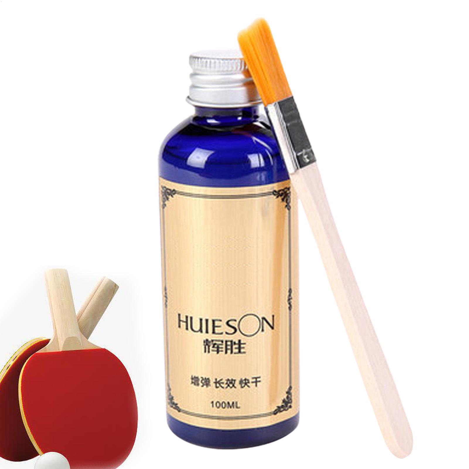 Table Tennis Kit - 卓球ラケット用ラバー接着剤 100ml スーパーリキッドスピード 専用ブラシ付き プロ仕様卓球液