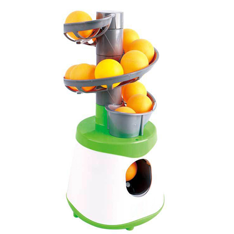 Table Tennis Game Pc - 4 * 単三電池ミニ卓球ロボットサービスピッチングマシントレーナー大人子供スポーツゲームギフトラケットスポーツ 40+ ピンポンボール