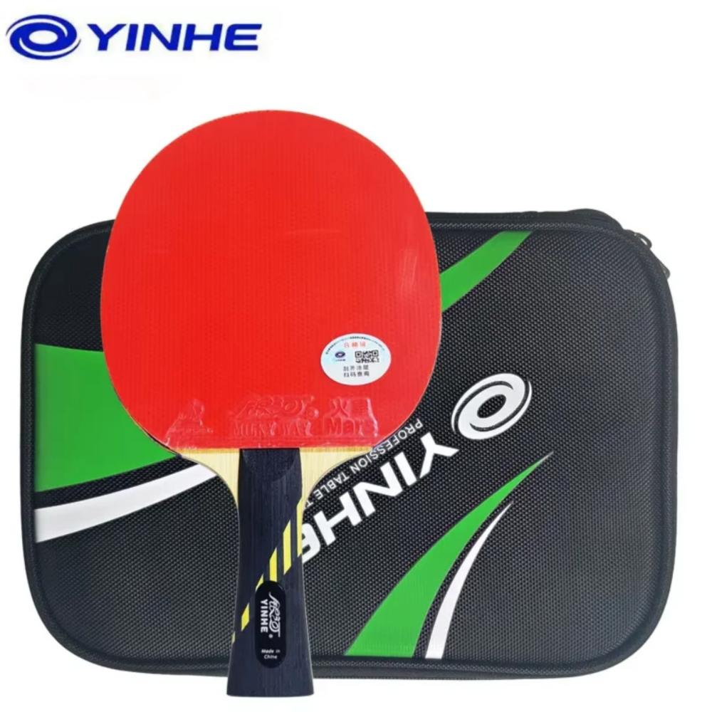 Table Tennis Kit - プロフェッショナルインヘ 9 スターテーブルテニスラケット 09B 軽量弾性カーボン攻撃用ピンポンパドル ITTF