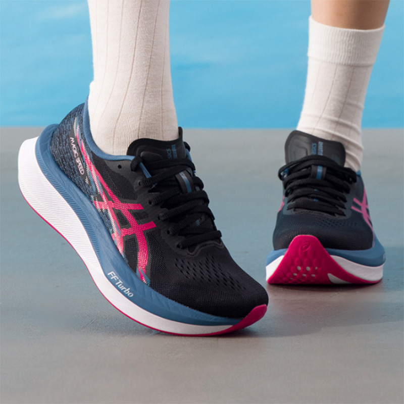 アシックス レディース MAGIC SPEED 4 ブラック - Table Tennis Shoes Asics のレビューと価格
