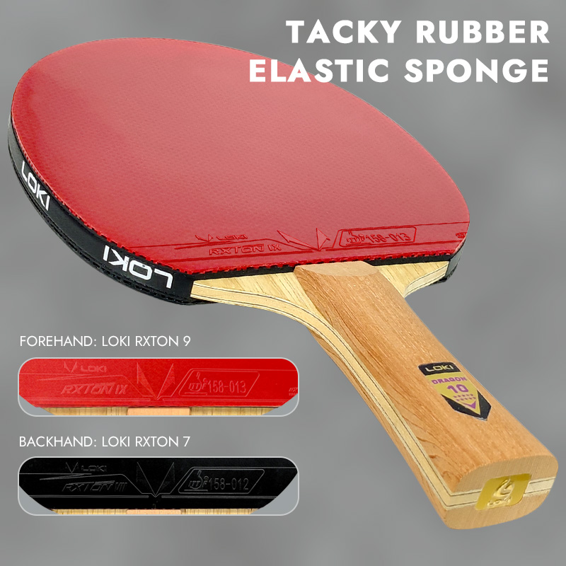 LOKI DRAGON 10 スター卓球ラケットプロフェッシ - Table Tennis Zhang Jike のレビューと価格