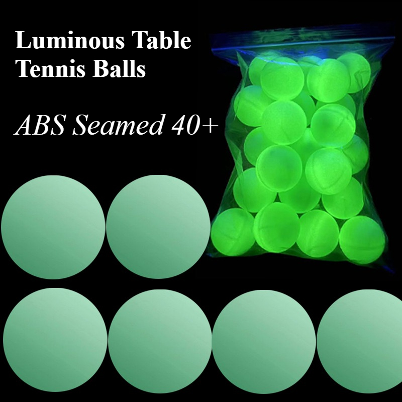 光る卓球ボール 暗闇で光るボール ABS新素材 シーム付き4 - Table Tennis Game Pc のレビューと価格