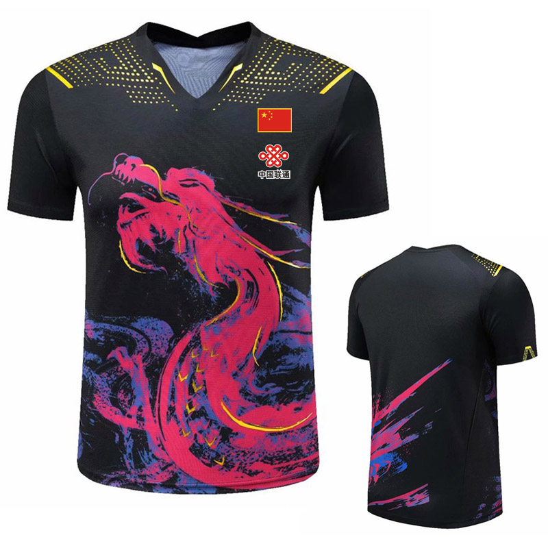 男性と女性のための卓球Tシャツ,中国チーム,ping Tシャ - Table Tennis Usa Team のレビューと価格
