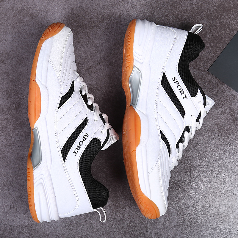 男性用テニスシューズ通気性アウトドアスポーツジム女性バドミン - Table Tennis Shoes Asics のレビューと価格