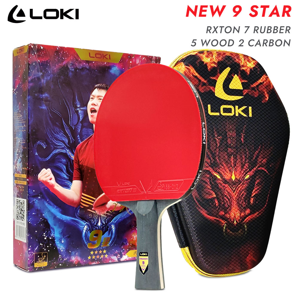 LOKI 9 スター卓球ラケット真新しいプロフェッショナルピ - Table Tennis Zhang Jike のレビューと価格