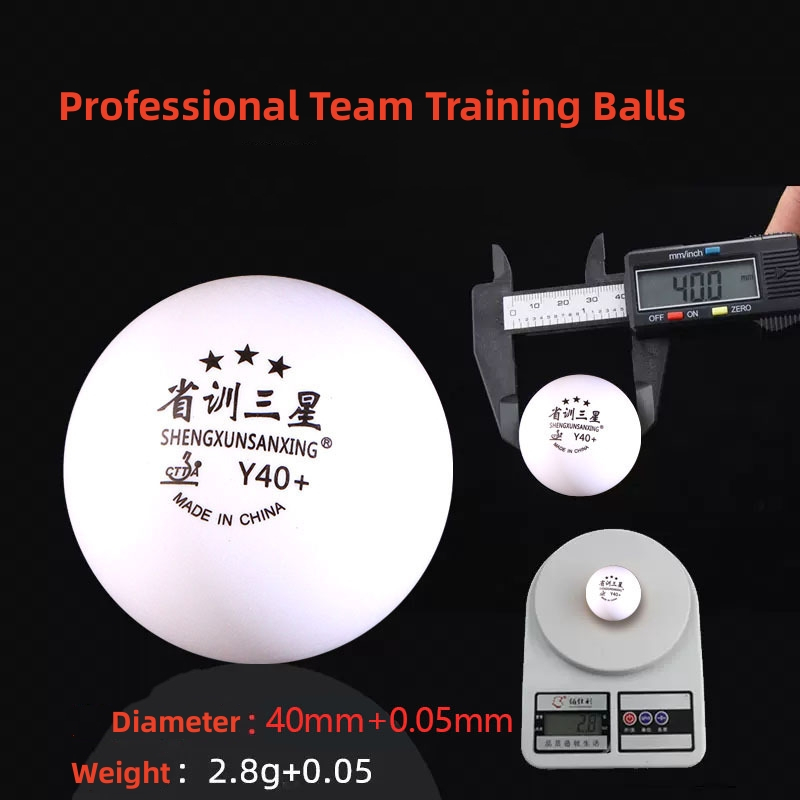 プロのチームトレーニング用の卓球ボール、高レベルの3つ星、腹 - Table Tennis Usa Team のレビューと価格