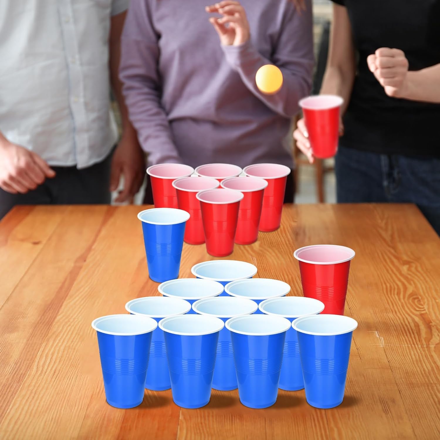 ピンポンボール付きプラスチック製パーティーカップ、卒業パーテ - Table Tennis Kit のレビューと価格