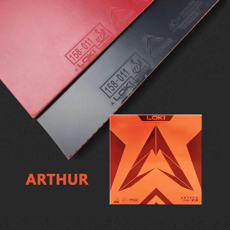 Loki arthur-ハードケーキスポンジを備えた卓球ラバ - Table Tennis Club のレビューと価格