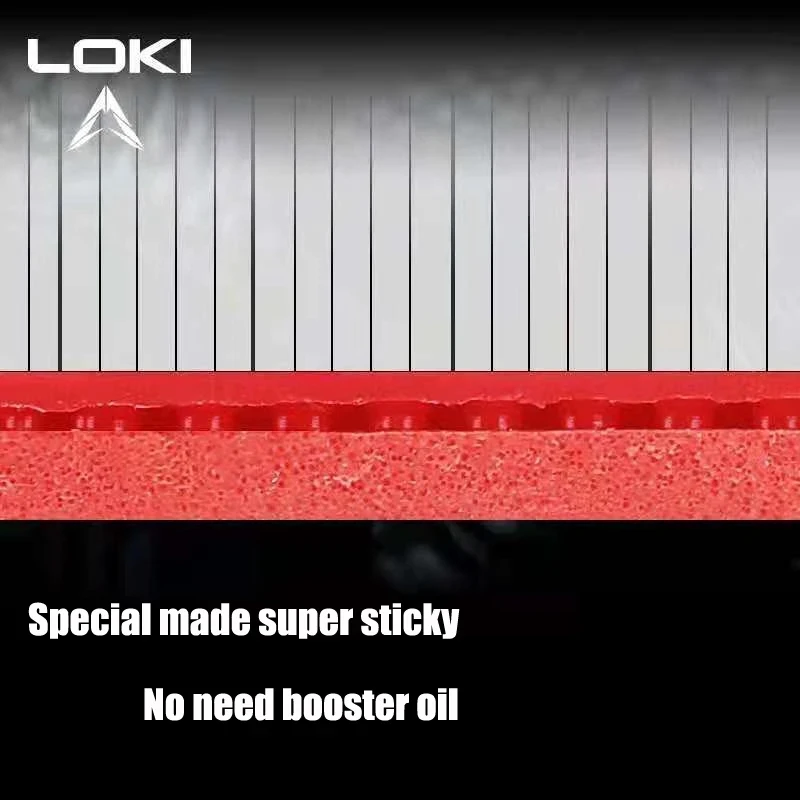 Loki arthur-ハードケーキスポンジを備えた卓球ラバ - Table Tennis Club のレビューと価格