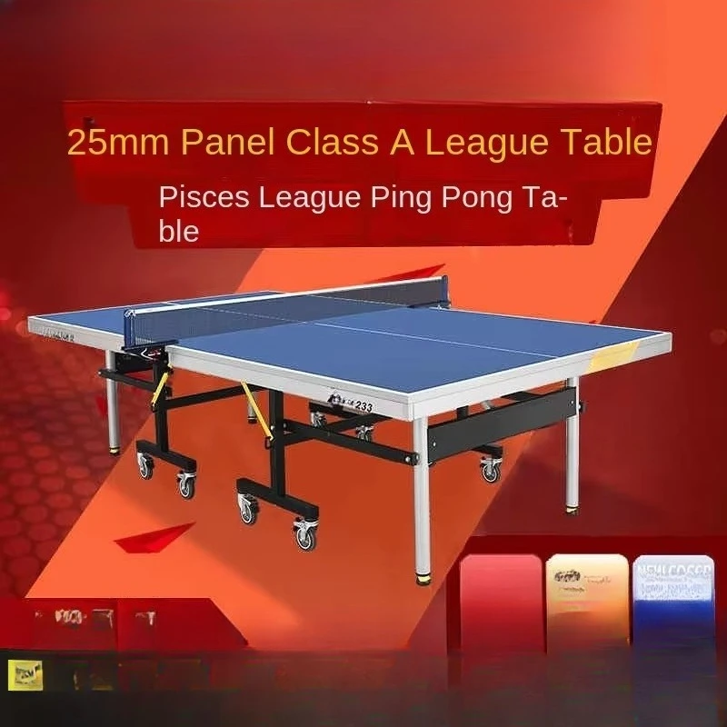 25mm折りたたみ式モバイル屋内卓球台、家庭用標準競技・トレ - Table Tennis League のレビューと価格