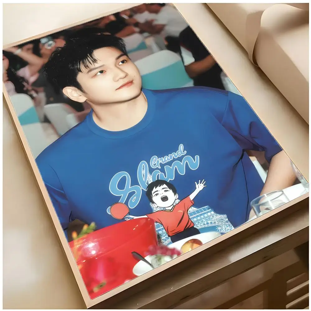 卓球選手スポーツスター范振東ポスター一流の屋内バー装飾アート - Table Tennis Zhendong のレビューと価格