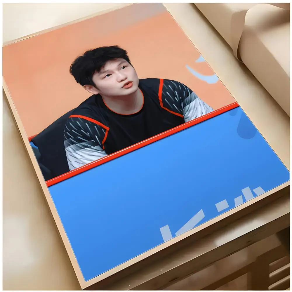 卓球選手スポーツスター范振東ポスター一流の屋内バー装飾アート - Table Tennis Zhendong のレビューと価格