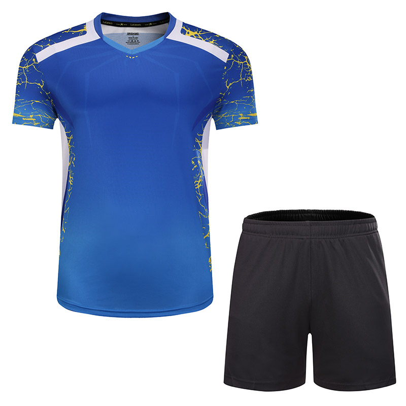 男性と女性のためのテニスTシャツ,トレーニングユニフォーム, - Table Tennis Kit のレビューと価格
