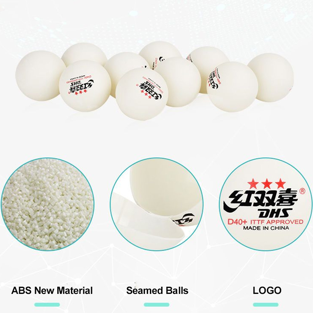 DHS D40+ DJ40+ 卓球ボール 3 スター ABS - Table Tennis Game Pc のレビューと価格